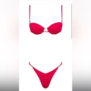 SOMMER SWIM BIKINI SET HARPER MAGENDA TOP LIA BOTTOM SMALL